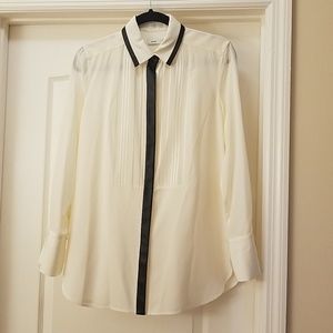 Vince silk button down